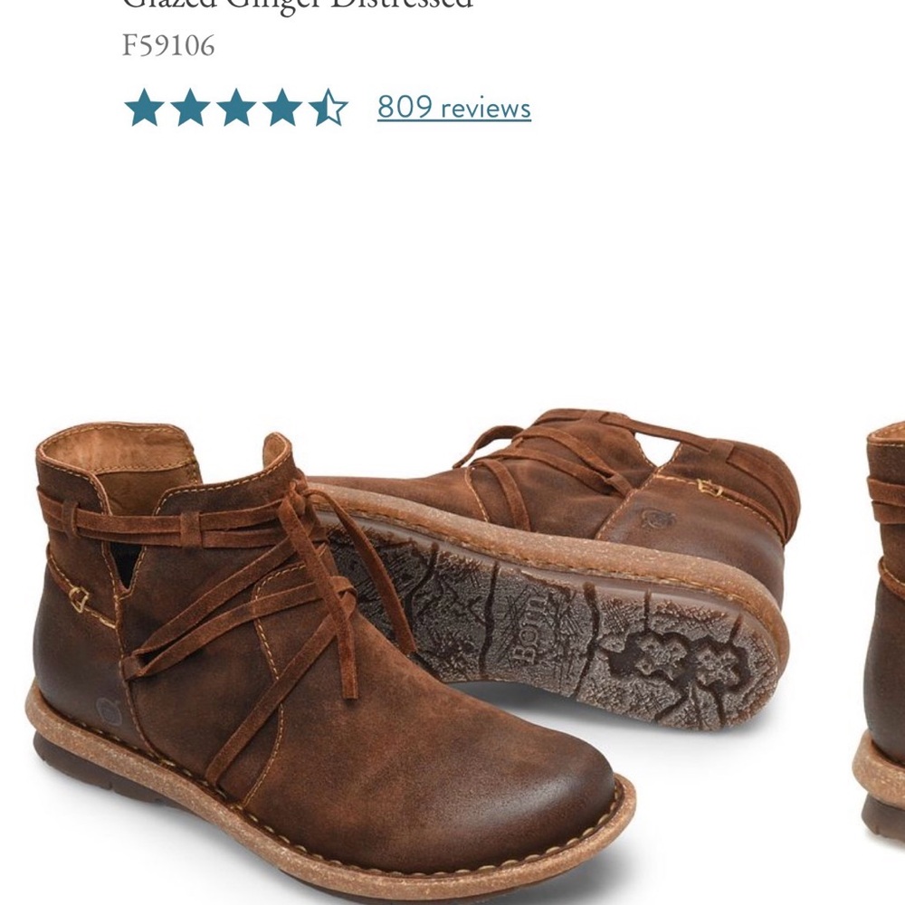 Born Wynter Brown Leather Footwear